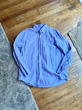 Vinyard Vines Mens Whale shirt Pink and Blue sz: Large